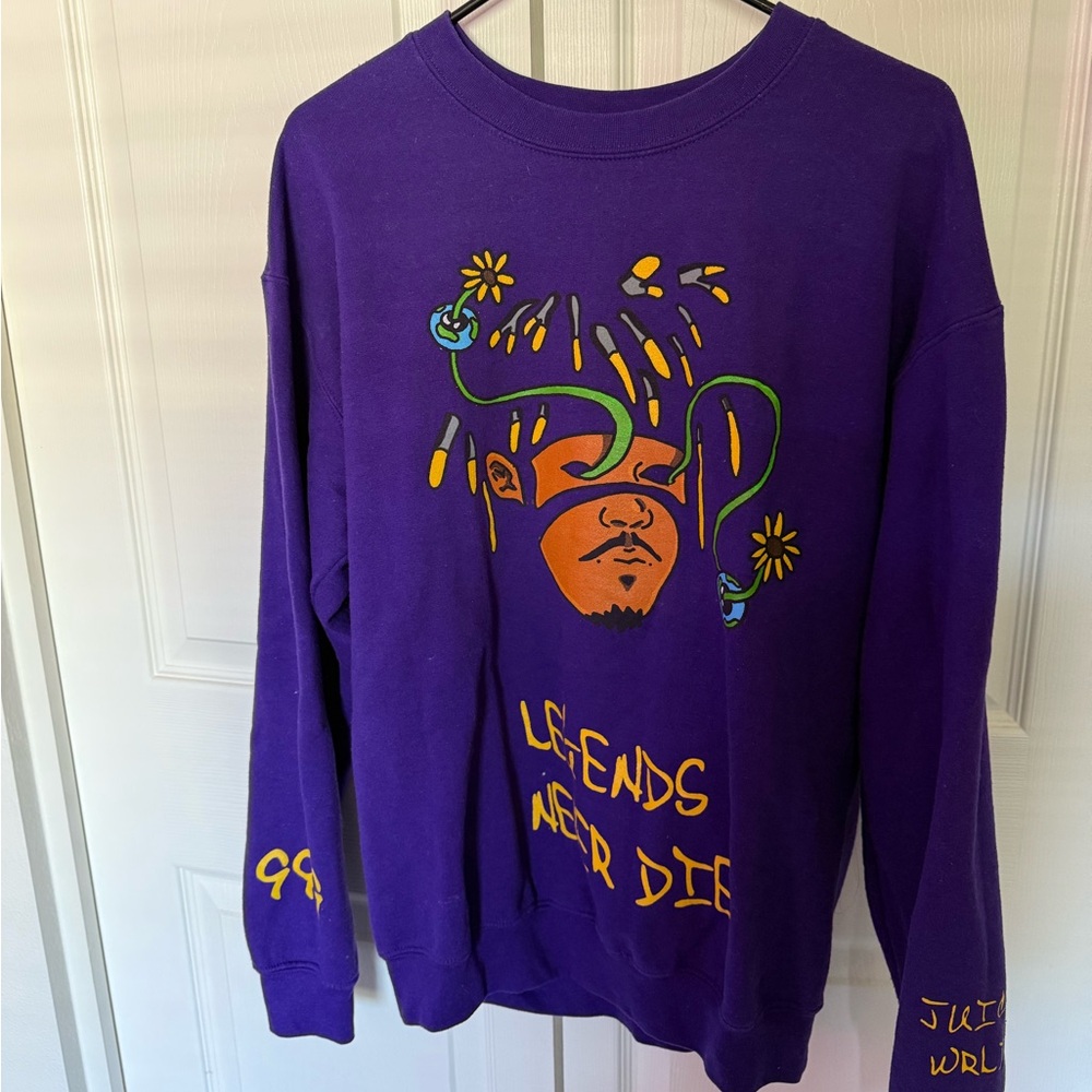 Juice Wrld 999 Legends Never Die Crewneck SIZE MENS MEDIUM